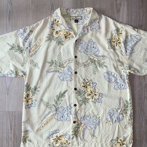 Men’s Tommy Bahama 100% silk button down shirt